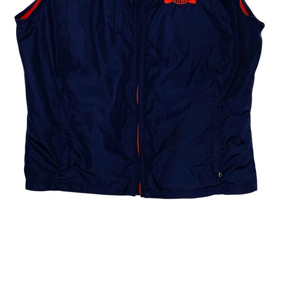 Ralph Lauren S Womens Active Reversible Crest Logo Blue Orange Vest - Picture 7 of 14